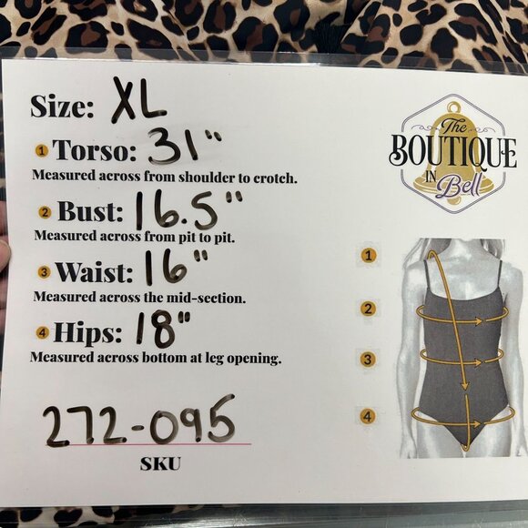 NWT Time And Tru Womens XL Leopard Print One Piece Halter Swimsuit Open Back - Picture 15 of 16